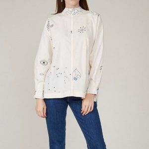 Mr. Larkin Rainy Shirt Off White Size Small